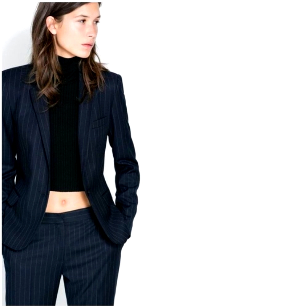 RESERVED*ZARA BLAZER 6 & PANTS 4 SUIT SPAIN Small